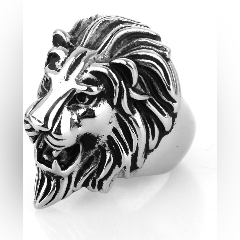 COPAUL Stainless Steel Lion Ring